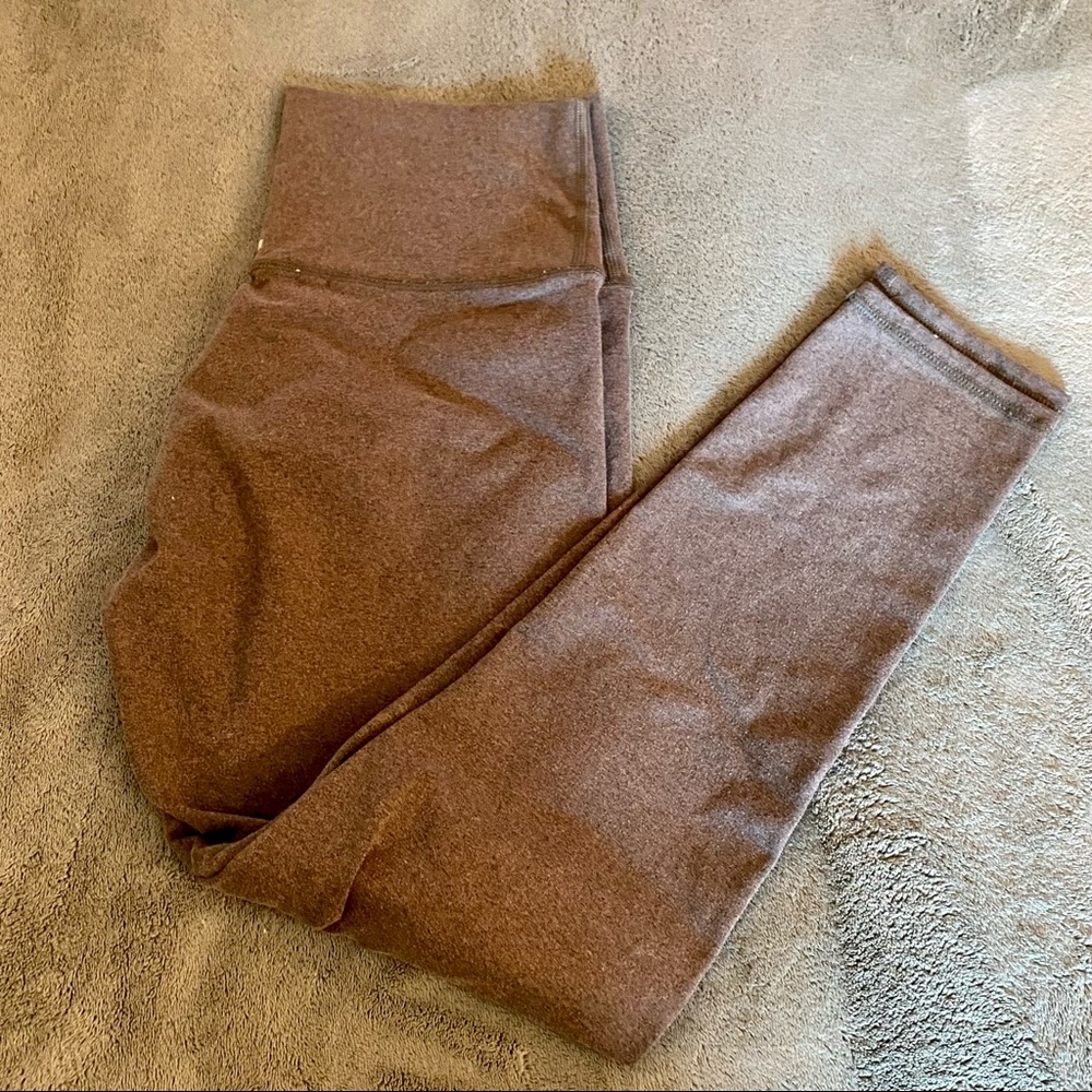 aerie heather grey leggings - M